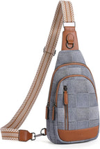 CLUCI Crossbody Bags for Women Men,Leather Sling Bag Cross Body Backpack for Woman Gifts for Women Birthday Unique