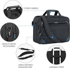 KROSER Laptop Bag 17.3 Inch Premium Laptop Briefcase, Expandable Laptop Shoulder Messenger Bag Durable Computer Case