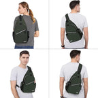 MOSISO Sling Backpack, Multipurpose Crossbody Shoulder Bag Travel Hiking Daypack