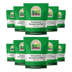 Freeze Dried Sausage Crumbles 10-Bag Bucket, 85 Oz | Premium Emergency Food Supply 25 Year Shelf Life | Prepper Supplies, Survival Food, Off Grid Living Supplies | Valley Food Storage Packaged in USA