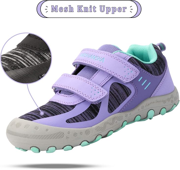 Mishansha Boy's Girl's Hiking Shoes Low Top Sneakers Outdoor Trekking Walking Climbing Running Shoes