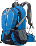 INOXTO Small Hiking Backpack with 2L Water Bladder and Rain Cover, 25L Hydration Daypack for Travel, Cycling, Camping, Outdoor