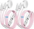 Temdan 2Pack for Apple Watch Charger, 3 in 2 Multi Charging Cable, iPhone Charger, USB A/Type C/Lightning Cable, Portable Travel Essentials Designed for iWatch Ultra/SE/11-1 & iPhone 17-12/ iPad-5Ft