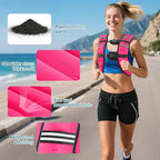 Weighted Vest, 8lb/12lb/16lb/20lb/25lb/30lb Weight Vest with Two Adjustment Straps for Men Women, Weight Vests with Reflective Stripe for Strength Training, Running, Jogging, Walking