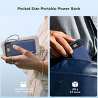 Portable Charger Built-in Cables,10000mAh Power Bank for iPhone,Fast Charge USB C Battery Pack Travel Essentials Slim Lightweight Powerbank Compatible with iPhone 17/16/15/14, Samsung, Android, etc