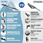 Trekking Poles - 2PC Hiking Poles for Backpacking, Ultralight Telescopic Walking Sticks, Aircraft-Grade 7075 Aluminum with EVA Foam Grips, Lightweight Hiking Sticks for Seniors Women Men