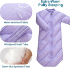 T40 Toddler Sleeping Bags Boys Girls | Ages 2-4 | Puffy Kids Sleeping Bag Camping Sleepovers |up to 46 in| Lightweight Compact Comfort for Indoor Outdoor Machine Washable