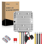 Nilight 48V 36V to 12V Voltage Converter 120W 10A Regulator Step Down to 12VDC Waterproof DC Convert Reducer Power Supply Transformer Module for Golf Cart Scooters