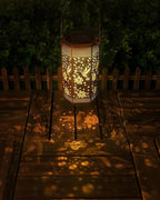 Gifts for Women Men Garden Decor Solar Lights Outdoor - Hummingbird Hanging Solar Lantern Outdoor Waterproof Outdoor Decoration for Outside, Yard, Lawn