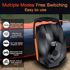 50PSI Paddle Board Pump Electric Portable, High Pressure Sup Pump - Dual Stage Inflation, Auto Shut Off and Deflate for Stand Up Paddle Board/Car/Kayak/Bicycle