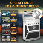 50PSI Paddle Board Pump Electric Portable, High Pressure Sup Pump - Dual Stage Inflation, Auto Shut Off and Deflate for Stand Up Paddle Board/Car/Kayak/Bicycle