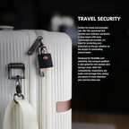 TSA Locks for Luggage with Keys, Travel Luggage Locks TSA Approved 4 Pack, Small Padlock with Key, Keyed Alike Mini Padlock for Suitcase, Backpack, Bag, Zipper, Case, Box, Small Locker