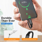 5Pack 10ft USB C Cable, Extra Long USB A to USB-C 10foot Type C Fast Charging Cable Compatible 17/17 Pro/16e/16/15 ProMax Samsung Galaxy S10 20 9 8 Plus a10e,Braided Charger Cord for Note,LG.(Black)