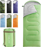 FARLAND Sleeping Bags 30℉ for Adults Teens Kids with Compression Sack Portable and Lightweight for 3-4 Season Camping, Hiking,Waterproof, Backpacking and Outdoors