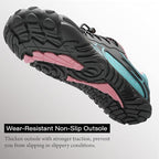 L-RUN Barefoot Water Shoes Women Mens Aqua Sock Athletic Hiking Water Sports Shoes for Swim Beach Pool Sand Diving Walking