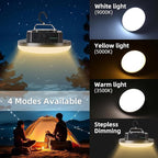 Camping Lantern 10500mAh Rechargeable Battery, 32W Ultra Bright LED Hanging Light with 3 Modes, Waterproof Portable Tent Lighting for Outdoor Emergency & Hiking