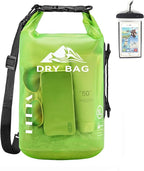 HEETA Dry Bag Waterproof for Women Men, 5L/10L/20L/30L/40L Roll Top Lightweight Dry Storage Bag Backpack with Phone Case for Travel Swimming Boating Kayaking Paddle Board Camping Beach Accessories