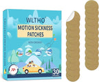 30ct Motion Sickness Patches Non Drowsy, Sea Sickness Patch for Cruise Travel Essentials, Waterproof Patches Behind Ear, Tan Color, Long Last 72H
