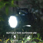 AlpsWolf Updated Camping Lantern Rechargeable, LED Flashlight Spotlight, 4800 Capacity Battery Powered, Portable Camping Light, 4+4 Modes for Emergency, Outdoor Hiking, Power Outages, Fishing