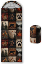 QOOMO Animals Camping Sleeping Bags,3 Season Warm & Cool Weather,Lightweight,Waterproof Sleeping Bags for Adults & Kids,Traveling,and Outdoors,Camping Gear Equipment