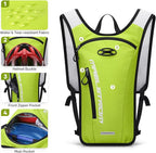 Maelstrom Running Hydration Vest, Hiking Backpack with 2L Water Bladder for Cycling Rave for Men Women