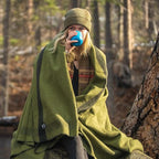 Arcturus Rainier Wool Blanket - 4.5lbs Warm, Heavy, Washable, Large | Great for Camping, Outdoors, Survival & Emergency Kits (Four Cedars)