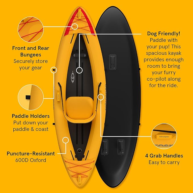 Retrospec Coaster Single & Tandem Inflatable Kayak