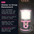 USB Rechargeable Camping Lantern, 400 Lumens LED Lantern, Hanging Tent Lamp, 6000mAh Power Bank, 200 Hour, 6 Modes, for Outdoors & Emergency