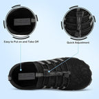 L-RUN Barefoot Water Shoes Women Mens Aqua Sock Athletic Hiking Water Sports Shoes for Swim Beach Pool Sand Diving Walking