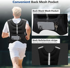 Weighted Vest for Woman Men,6lb/8lb/12lb/16lb/20Lb/25lb Weight Vest with Reflective Stripe Adjustable Buckle Strap Back Pocket Workout Strength Training Walking Jogging Running