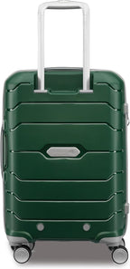 Samsonite Freeform Hardside Carry-On Luggage with Spinner Wheels - Hardshell Suitcase - TSA, Airline-Approved - Expandable Hard Shell, Smooth Rolling Wheels for Lightweight Travel - Pine Green