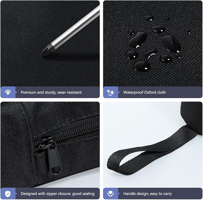 Hemoton Cast Iron Skillet Bag Heavy Duty Chef Bag Outdoor Camping Cookware Storage Organizers Multi- Cooking Utensils Container