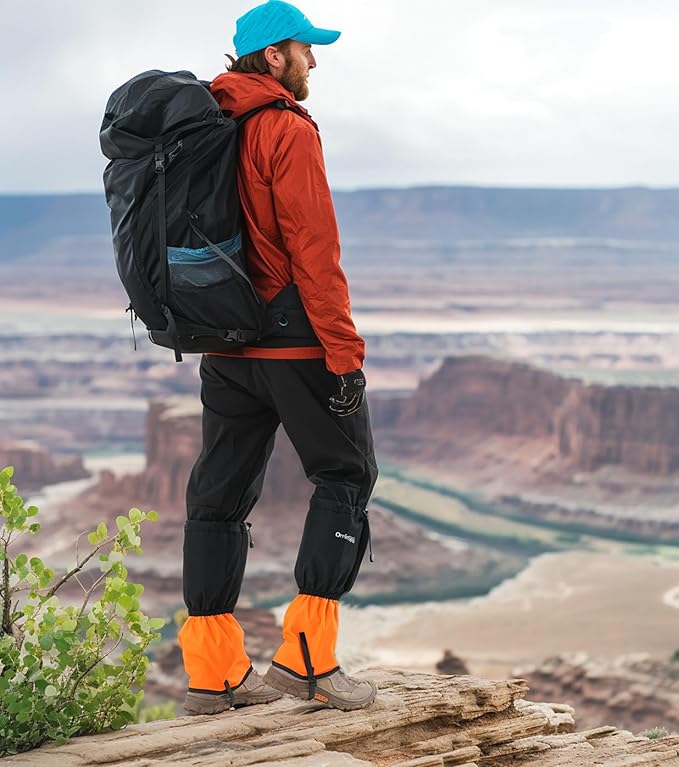 Waterproof Leg Gaiters for Men Women, Adjustable Snow Boot Gators for Hiking, Skiing, Hunting, Outdoor Adventures