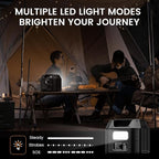 SinKeu Portable Power Station 80000mAh,256Wh LiFePO4 Battery Backup,300W AC Outlets, Power Bank for Hurricane Emergency Outdoor Camping RVs Home