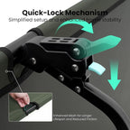 Portable Camping Cot, Sleeping Cots for Adults, Ultralight Backpacking Cot, Compact, Collapsible, Easy Set-Up, Supports 500lbs, Portable Camp Cot for Adults, Camping, Outdoors and Home, Green