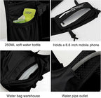 INOXTO Running Hydration Vest Backpack,Lightweight Insulated Pack with 1.5L Water Bladder Bag Daypack for Hiking Trail Running Cycling Race Marathon for Women Men