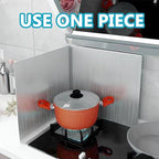 2 PCS Stove Grease Oil Splatter Guard | Range Backsplash Splatter Guard for Wall | 2 Sided Foldable Splash Shield Metal Panel Protector for Cooking, Stainless Steel, 18.1 X 15.7 X 15.7 Inches