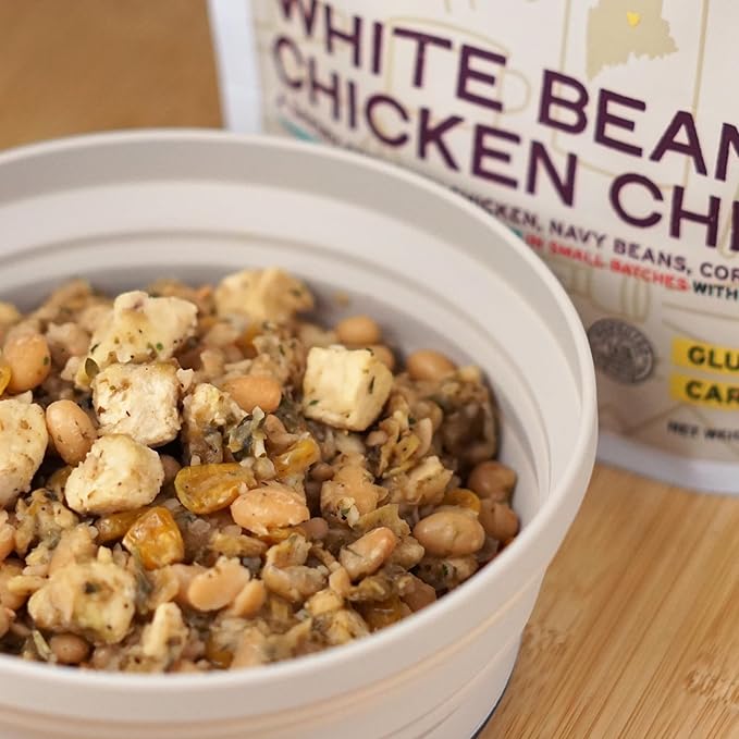 GOOD TO-GO White Bean Chicken Chili (Single Serving) | Camping & Backpacking Food | Just Add Water Backpacking Meals | Good To-Go Dehydrated Meals Taste Better Than Freeze Dried Food