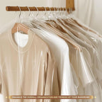 100 Pack Clear Garment Bags for Clothes, Gretchin,(Set of 100, 60x90cm), Plastic Garment Bags Dry Cleaner Bags Plastic Clear Dry Cleaning Bags for Hanging Clothes Storage