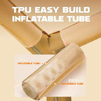 CCF Inflatable Tent for Camping with Canopy and Pump Air Glamping Tents for Camping Adult Easy Setup 4 Season Blow Up Tent Waterproof Windproof Outdoor