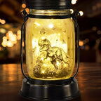 kyoryuger Dinosaur Gifts for Women/Men Tyrannosaurus Rex Lovers Solar Lantern Mom Birthday, Mothers Day, Solar Tyrannosaurus Rex Garden Decoration Outside for Yard, Patio,Backyard,Porch, Torche