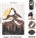 ONETIGRIS Camping Blanket,Wearable Outdoor Quilt with Recycled Thermal Insulation, Convertible to Sleeping Bag, Lightweight & Portable Travel Blanket for Camping &Hiking