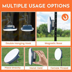 Camping Lights 2Pack, Portable Camping Lantern Rechargeable, Lanterns for Power Outages, Tent Lights with Magnet, Cordless Work Light, Waterproof Emergency Light for Outdoor, Hurricane, Survival Kits