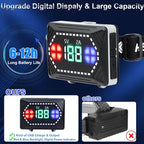 Bud K Rechargeable LED Headlamp, 1200 Lumens Super Bright Headlamp Flashlight with Motion Sensor, 8 Modes, 135°Adjustable, IPX7 Waterproof Head Lamp for Camping, Running, Climbing, Hiking