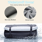 Foam Camping Mattress - Portable Roll Up Sleeping Pad for Car, Tent, Cot & Floor - Waterproof, Comfortable & Compact with Travel Bag