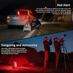 Camping Lantern LED Rechargeable - up to 120+ Hours, 10000mAh Portable Camping Lights with Redlight &12 Light Modes, LCD Display, Dimmable, Waterproof, Camping Lanterns for Power Outages, Hurricane