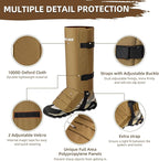 CAMULAND Snake Gaiters for Men & Women, Durable Waterproof Snake Guards for Lower Leg Protection