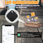 Tracker Tags-4 Pack, Bluetooth Tracker Work with Find My (iOS Only), Smart Trakcer Tag Key Finder and Item Locator with Lanyard, Tracker Tag for Keys, Luggage Replaceable Battery