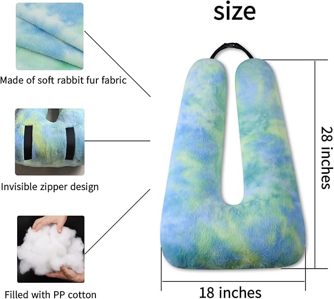 Travel Pillow Car Pillow Kid Car Sleeping The Sleeping Aid for Adults and Kids on Road Trips Kids Travel Pillow Colorful Green