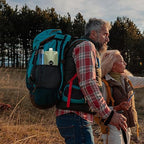 Squeeze Water Filtration System with Four 20-Oz Squeeze Pouches and 0.1 Micron Filter Straw, Portable Water Purifier Survival for Camping, Hiking, Backpacking and Emergency Preparedness